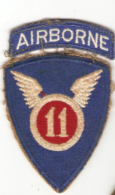 WWII 11th Airborne Division Patch