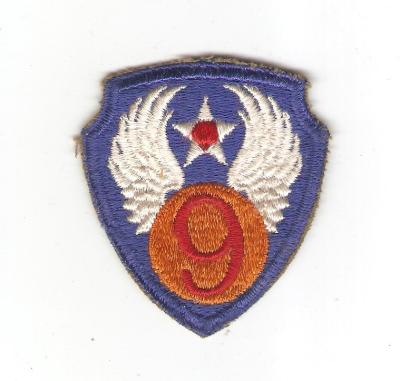 WWII 9th USAAF Patch