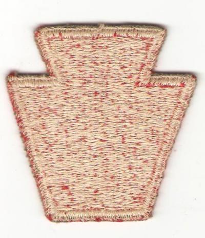 WWII 28th Division White Back Patch