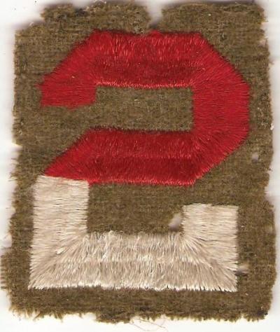 WWII 2nd Army Patch Felt