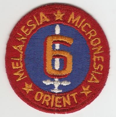 WWII USMC 6th Marine Division Patch