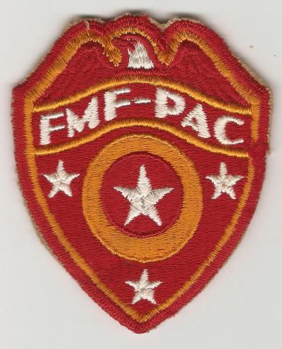 WWII USMC FMF PAC Supply White Star Patch
