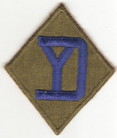 WWII 26th Infantry Division Patch