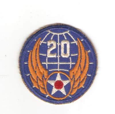 WWII 20th AAF Patch Variant