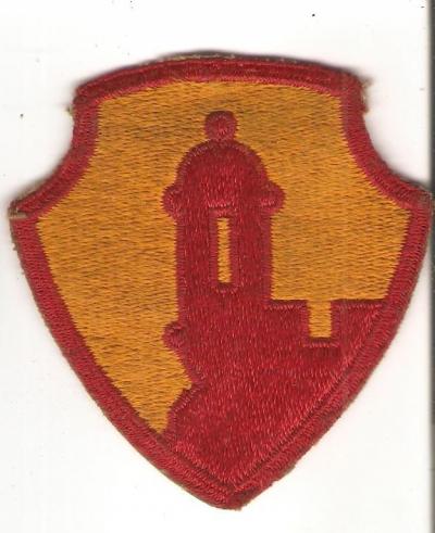 WWII Antilles Department Patch White Back