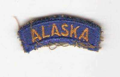 WWII Alaska Patch Tab