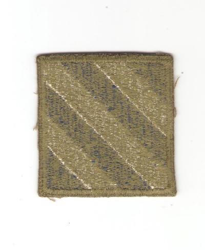 WWII 3rd Infantry Division Patch Green Back