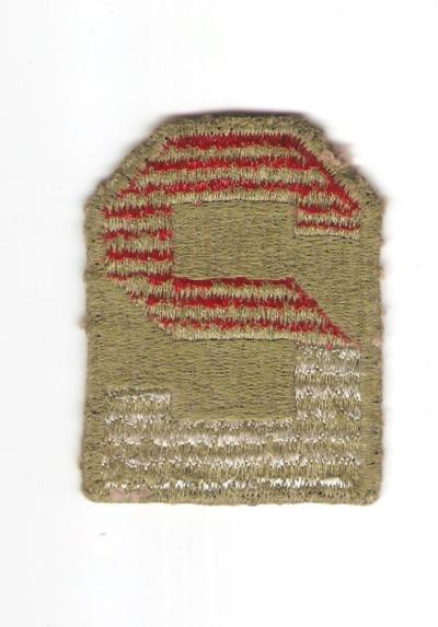 WWII 2nd Army Green Back Patch