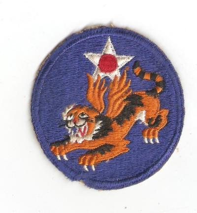 WWII 14th Flying Tigers AAF Patch