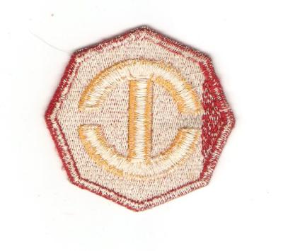 WWII Patch Hawaiian Department White Back Variant