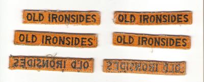 WWII 1st Armored Old Ironsides Tab