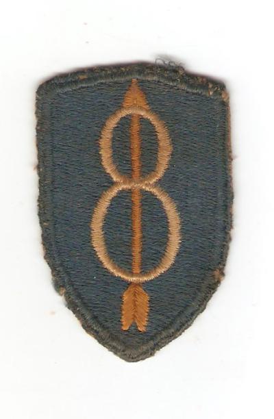 WWII 8th Infantry Division Patch