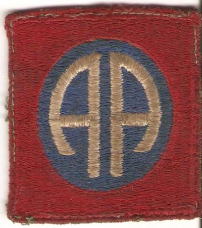 WWII 82nd Airborne Division Green Back