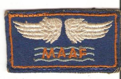 MAAF Mediterranean Allied Air Forces Patch