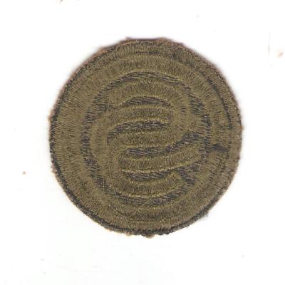 WWII Officer Candidate School OCS Patch Green Back