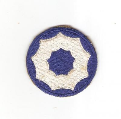 WWII 9th Service Command Patch