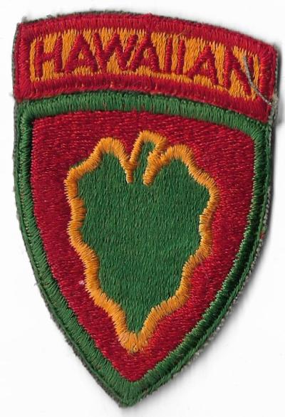 WWII Hawaiian Division Patch