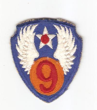 WWII 9th USAAF Army Air Force Patch