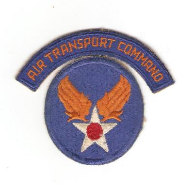 USAAF Army Air Force Tab Air Transport Command