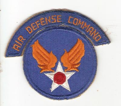 USAAF Army Air Force Tab Air Defense Command