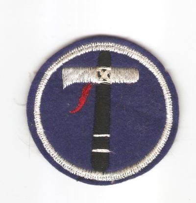 WWII 19th Corps Patch Felt