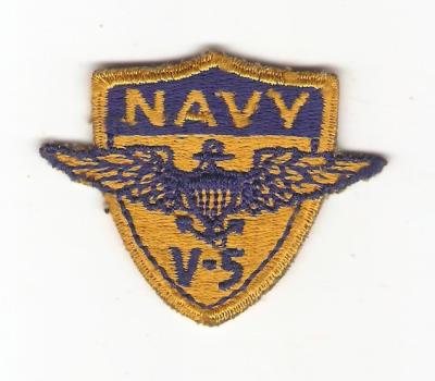 WWII Patch Navy V-5 Program