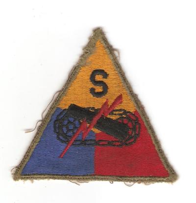 WWII Armored School S Patch