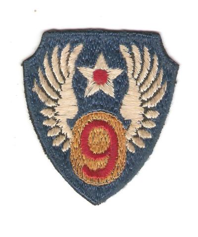 WWII 9th USAAF Patch