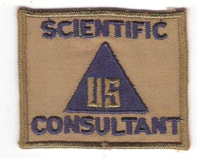 Civilian Scientific Consultant Patch