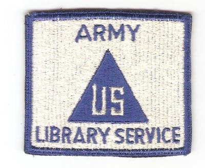 WWII era Army Library Service Patch
