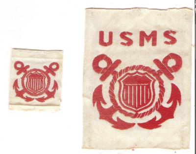 USMS Merchant Marine Maritime Service Patches