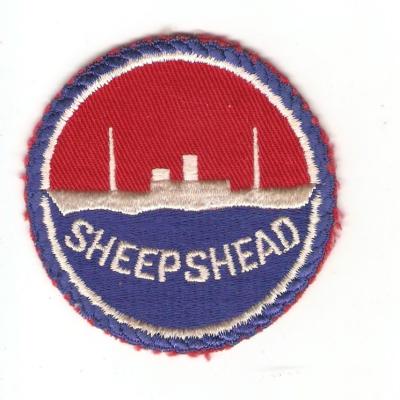 Sheepshead Merchant Marine Maritime Patch Variant