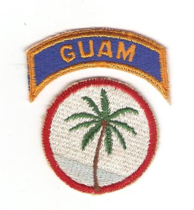 WWII Mariannas Bonin Command w/ Guam Tab Patch