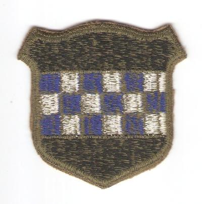 WWII 99th Infantry Division Green Back Patch