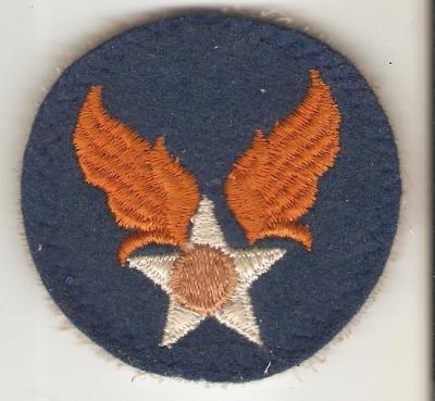 WWII USAAF Bullion Theater Patch