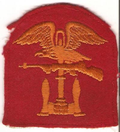 WWII Navy Amphibious Unit Patch Felt