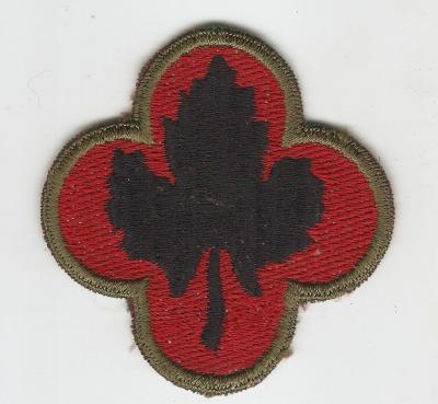 WWII 43rd Infantry Division Patch Theater Made