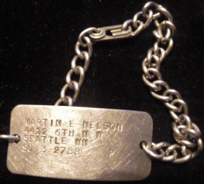 WWII ID Braclet