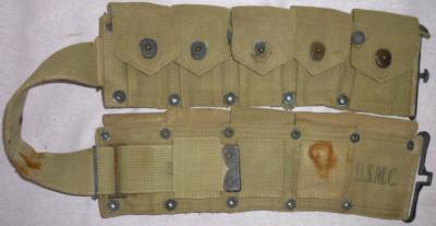 WWII USMC M1 Garand Ammo Belt