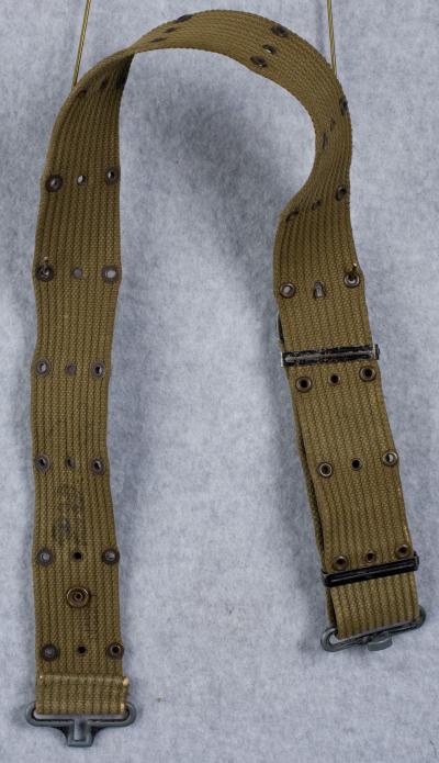 WWII M36 Web Pistol Belt OD Green