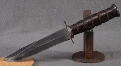 WWII Mk2 USMC Camillus Ka-Bar Fighting Knife 