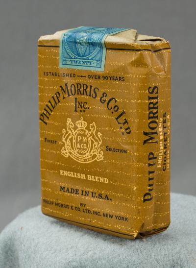 WWII Philip Morris Cigarettes 1944 Pack