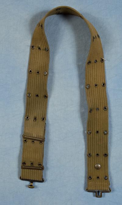 WWII M36 Web Pistol Belt Khaki 