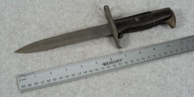 WWII era M1 Garand Bayonet Fighting Knife Cutdown 