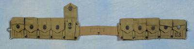 WWII M1 Garand Ammo Cartridge Belt Near Mint