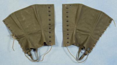 WWII Army Leggings Minty M-1938 3R Mint