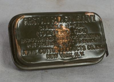 WWII Carlisle Bandage First Aid Tin 