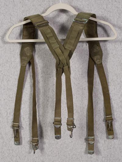 WWII US M-1944 Combat Load Suspenders