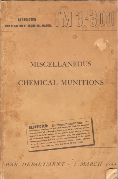 Miscellaneous Chemical Munitions TM 3-30