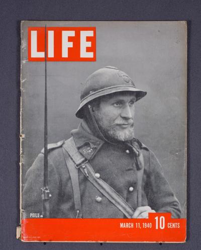 WWII Life Magazine March 11, 1940 Poilu